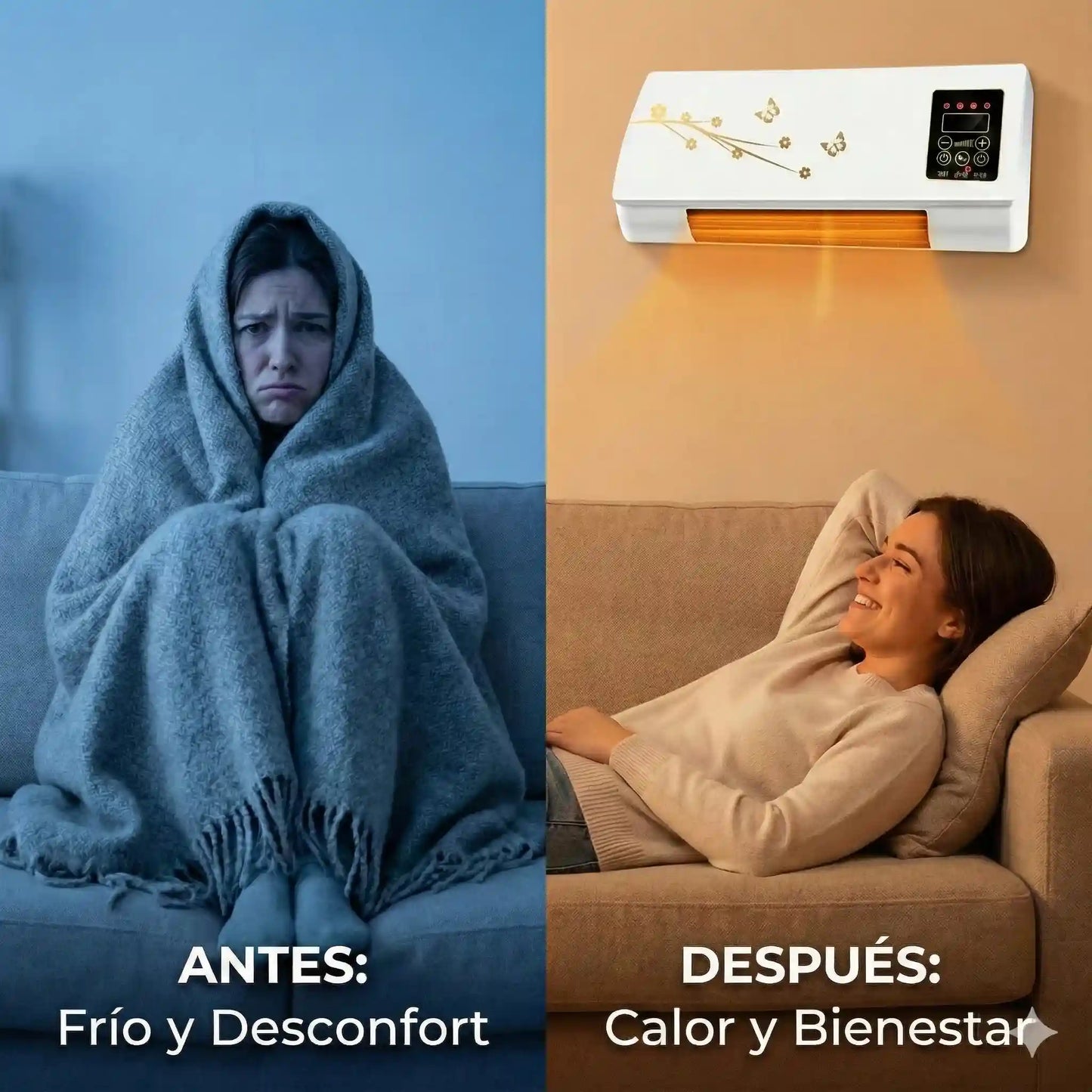 Mini Aire Acondicionado TurboHielo 8000™ - Frio Y Caliente
